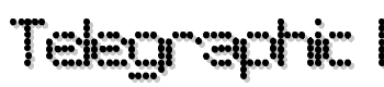 Telegraphic-Bold font